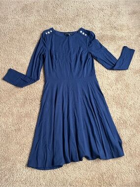 Women’s White House Black Market Blue Dress Size 8